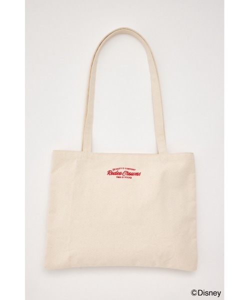 RODEO CROWNS WIDE BOWL（ロデオクラウンズワイドボウル）の「（ミッキー＆フレンズ）カラートートバッグ（トートバッグ・レディース・オフホワイト/ブラック/ブラウン/ピンク・FREE）」の6枚目の写真
