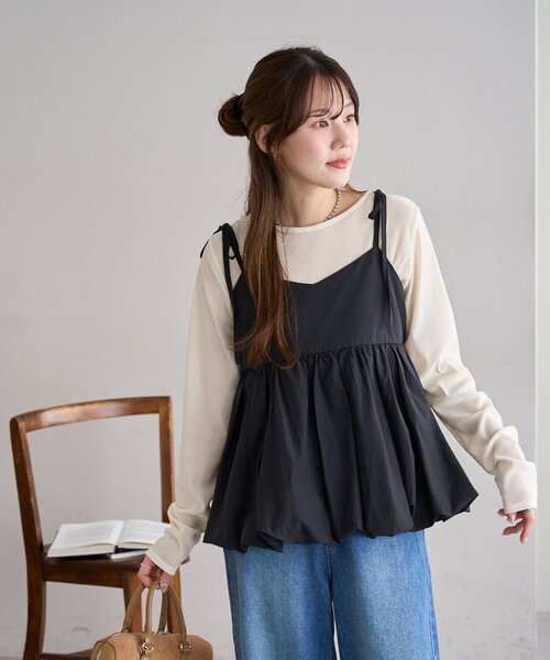 バルーンキャミチュニック（チュニック）｜DISCOAT（ディスコート）の