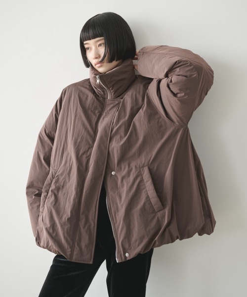 セール】ファイバーダウンバルーンジャケット（ダウンジャケット