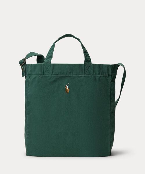 ラルフローレン キャンバス トートバッグ キャンバス ショッパー トート（トートバッグ）｜POLO RALPH