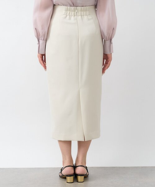 La boutique BonBon（ラブティックボンボン）の「【お上品シルエット】ダブルクロスナロースカート（スカート・レディース・チャコールグレー/オフホワイト/ピンク・38/36/34）」の12枚目の写真