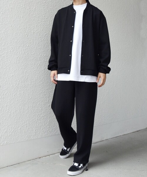 SHIPS any（シップス エニィ）の「SHIPS any: クリア ダンボール スナップ ボタン カーディガン (セットアップ対応)◇（カーディガン/ボレロ・メンズ・ブラック/チャコールグレー/ネイビー・SMALL/MEDIUM/LARGE/X-LARGE）」の4枚目の写真