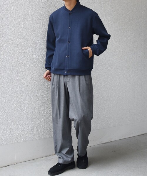 SHIPS any（シップス エニィ）の「SHIPS any: クリア ダンボール スナップ ボタン カーディガン (セットアップ対応)◇（カーディガン/ボレロ・メンズ・ブラック/チャコールグレー/ネイビー・SMALL/MEDIUM/LARGE/X-LARGE）」の10枚目の写真