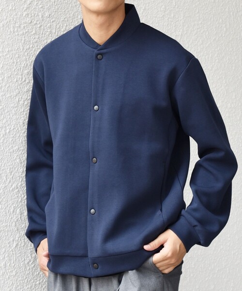 SHIPS any（シップス エニィ）の「SHIPS any: クリア ダンボール スナップ ボタン カーディガン (セットアップ対応)◇（カーディガン/ボレロ・メンズ・ブラック/チャコールグレー/ネイビー・SMALL/MEDIUM/LARGE/X-LARGE）」の12枚目の写真