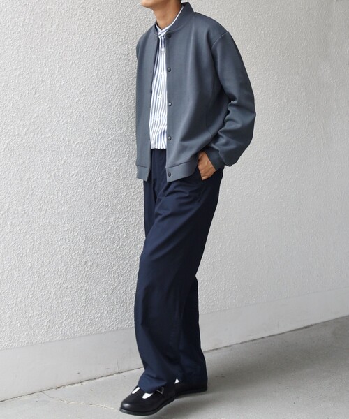 SHIPS any（シップス エニィ）の「SHIPS any: クリア ダンボール スナップ ボタン カーディガン (セットアップ対応)◇（カーディガン/ボレロ・メンズ・ブラック/チャコールグレー/ネイビー・SMALL/MEDIUM/LARGE/X-LARGE）」の15枚目の写真