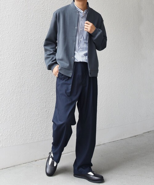 SHIPS any（シップス エニィ）の「SHIPS any: クリア ダンボール スナップ ボタン カーディガン (セットアップ対応)◇（カーディガン/ボレロ・メンズ・ブラック/チャコールグレー/ネイビー・SMALL/MEDIUM/LARGE/X-LARGE）」の16枚目の写真