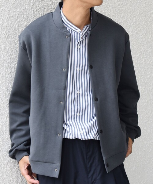 SHIPS any（シップス エニィ）の「SHIPS any: クリア ダンボール スナップ ボタン カーディガン (セットアップ対応)◇（カーディガン/ボレロ・メンズ・ブラック/チャコールグレー/ネイビー・SMALL/MEDIUM/LARGE/X-LARGE）」の17枚目の写真