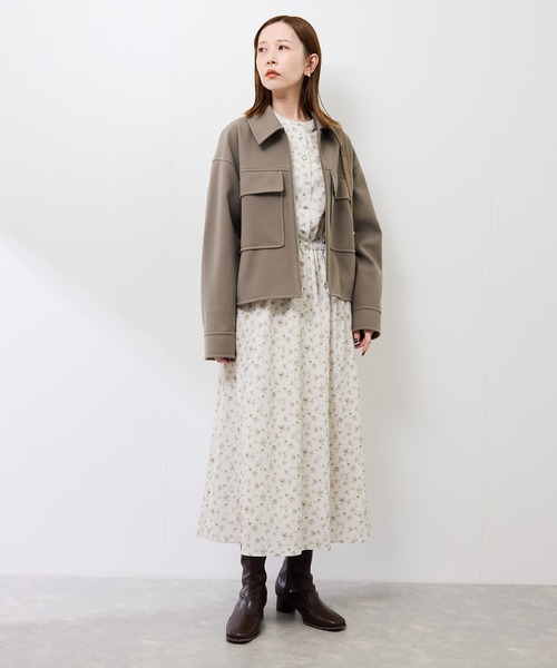 セール】ジャージーメルトンシリーズ ポケット付きジップブルゾン