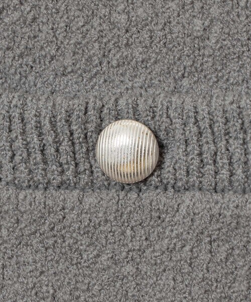 ANAYI（アナイ）の「ウールブークレブルゾン カーディガン（カーディガン/ボレロ・レディース・ブラック/ベージュ/オフホワイト/トップグレー・38/36）」の6枚目の写真