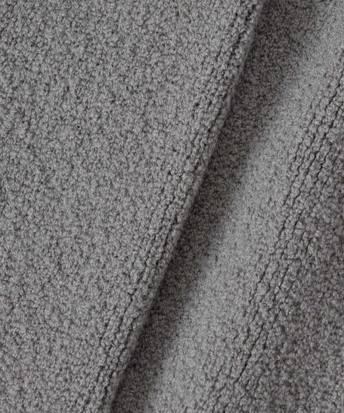 ANAYI（アナイ）の「ウールブークレブルゾン カーディガン（カーディガン/ボレロ・レディース・ブラック/ベージュ/オフホワイト/トップグレー・38/36）」の8枚目の写真