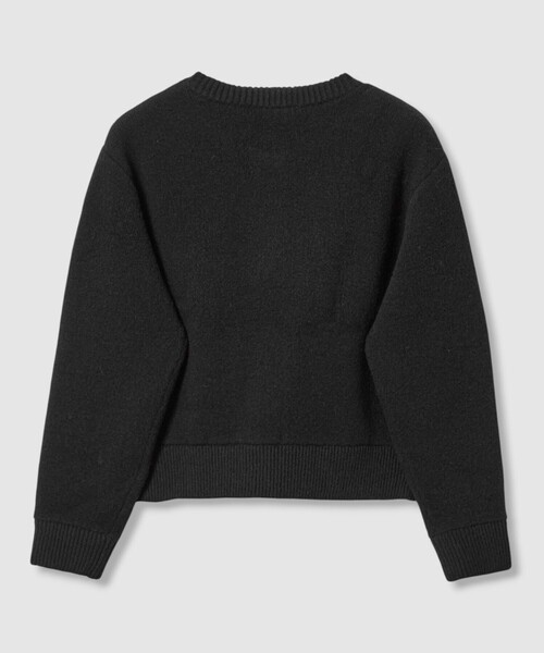 ANAYI（アナイ）の「ウールブークレブルゾン カーディガン（カーディガン/ボレロ・レディース・ブラック/ベージュ/オフホワイト/トップグレー・38/36）」の10枚目の写真