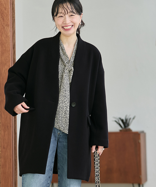 ジャーナルスタンダード　レサージュ コクーンコート JOURNAL STANDARD L'ESSAGE｜《予約》ブークレ コクーンコート