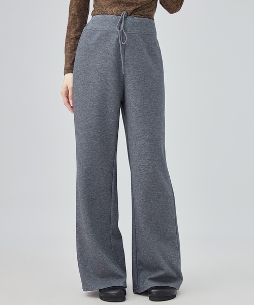 SUWDEE(スーディー)の「straight sweat pants(スウェットパンツ・レディース・ダークグレー/ブラック/グレー・FREE)」の13枚目の写真