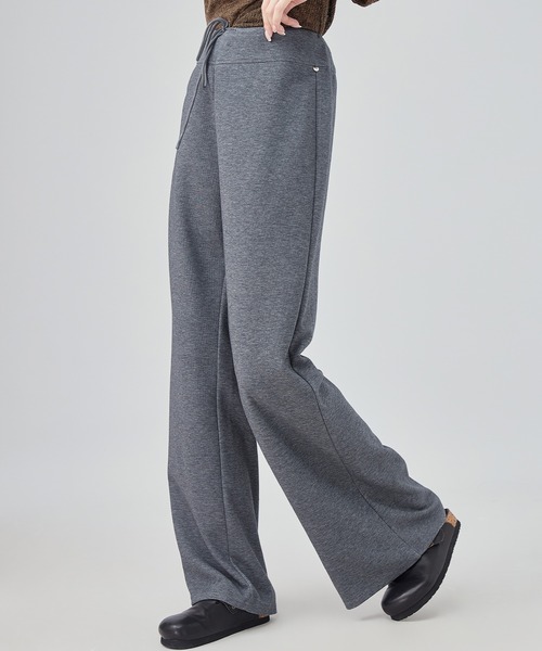 SUWDEE(スーディー)の「straight sweat pants(スウェットパンツ・レディース・ダークグレー/ブラック/グレー・FREE)」の14枚目の写真