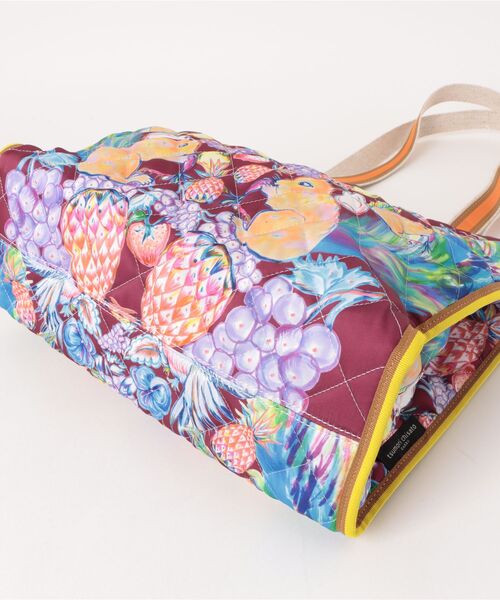 tsumori chisato CARRY（ツモリチサトキャリー）の「トートバッグ　ツモリチサト　ｔｃアニマルキルト（トートバッグ・レディース・ワインレッド/ブラック・FREE）」の4枚目の写真