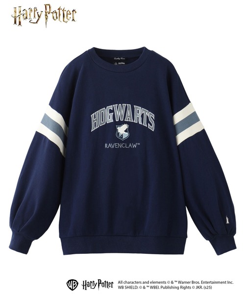 EASTBOY(イーストボーイ)の「トレーナー 裏毛 HarryPotter ハリーポッター HOGWARTS ホグワーツ(スウェット・レディース・ダークグリーン系/エンジ/ブルー系/オフホワイト・13号/11号/9号)」の4枚目の写真