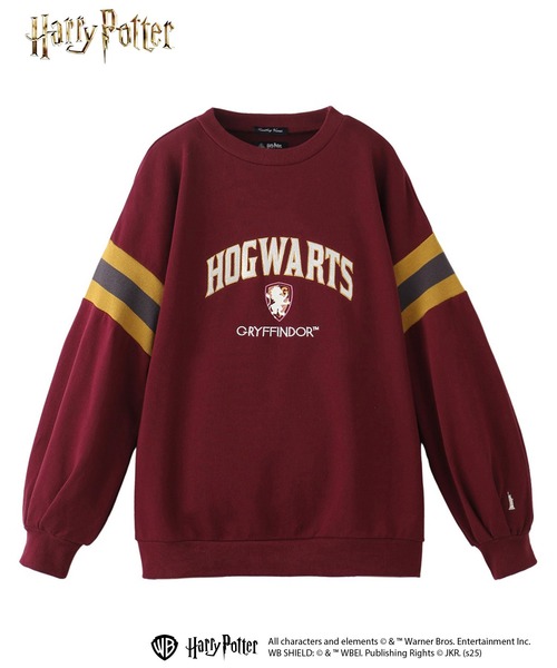 EASTBOY(イーストボーイ)の「トレーナー 裏毛 HarryPotter ハリーポッター HOGWARTS ホグワーツ(スウェット・レディース・ダークグリーン系/エンジ/ブルー系/オフホワイト・13号/11号/9号)」の1枚目の写真