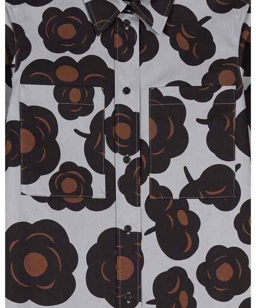 marimekko（マリメッコ）の「Maaria Tumma / shirt（シャツ/ブラウス・レディース・ライトグレー・36/38/34/40）」の10枚目の写真