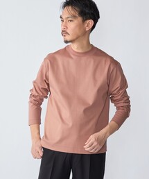 SHIPS: ハイゲージ クルーネック ロングスリーブ Tシャツ