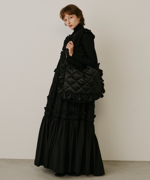 PERNA（ペルナ）の「まくらキルティングショルダーバッグ（ショルダーバッグ・レディース・ブラック/ホワイト・FREE）」の18枚目の写真