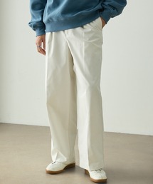 EMMA CLOTHES | センタークリースタックワイドチノパンツ / UVカット・イージーケア(チノパンツ)