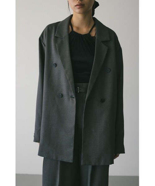 セール】ボクシーダブルテーラードジャケット（テーラードジャケット