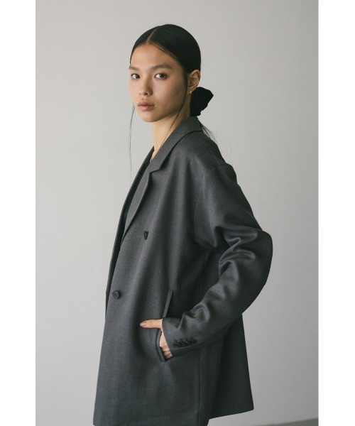 STYLEMIXER（スタイルミキサー）の「ボクシーダブルテーラードジャケット（テーラードジャケット・レディース・ブラウン/ブラック/グレー・FREE）」の17枚目の写真