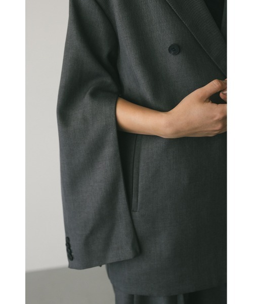 STYLEMIXER（スタイルミキサー）の「ボクシーダブルテーラードジャケット（テーラードジャケット・レディース・ブラウン/ブラック/グレー・FREE）」の20枚目の写真