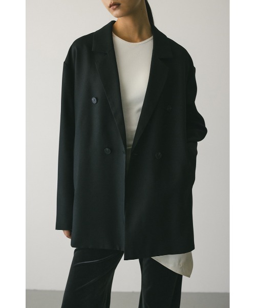 STYLEMIXER（スタイルミキサー）の「ボクシーダブルテーラードジャケット（テーラードジャケット・レディース・ブラウン/ブラック/グレー・FREE）」の7枚目の写真