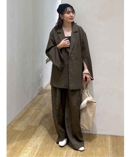 セール】ボクシーダブルテーラードジャケット（テーラードジャケット