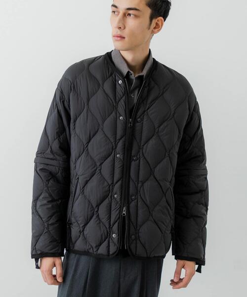 TAION（タイオン）の「『別注』TAION×URBAN RESEARCH MILITALY DOWN（ダウンジャケット/コート・メンズ・チャコールグレー/ブラック・MEDIUM/LARGE）」の4枚目の写真