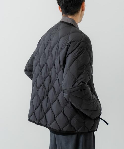 TAION（タイオン）の「『別注』TAION×URBAN RESEARCH MILITALY DOWN（ダウンジャケット/コート・メンズ・チャコールグレー/ブラック・MEDIUM/LARGE）」の5枚目の写真