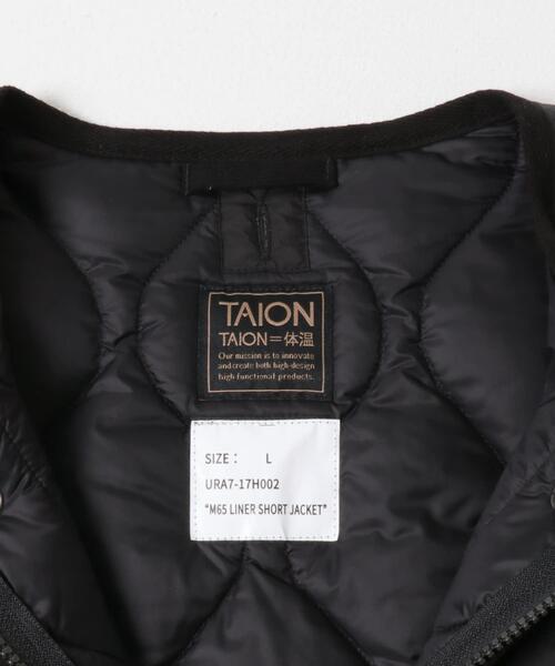 TAION（タイオン）の「『別注』TAION×URBAN RESEARCH MILITALY DOWN（ダウンジャケット/コート・メンズ・チャコールグレー/ブラック・MEDIUM/LARGE）」の16枚目の写真