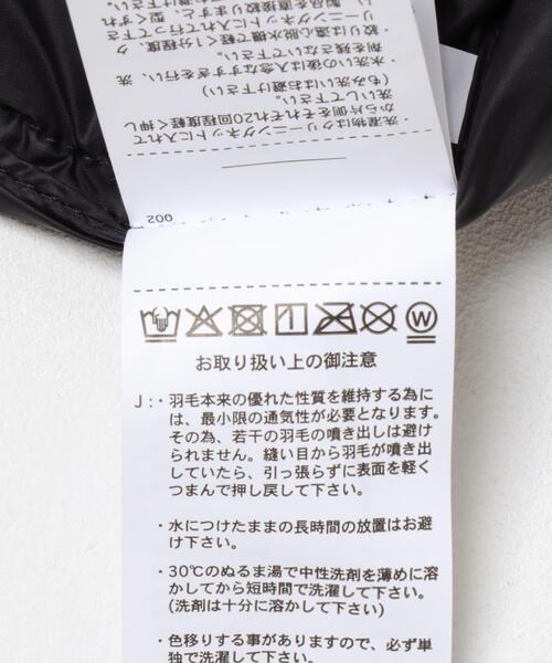 TAION（タイオン）の「『別注』TAION×URBAN RESEARCH MILITALY DOWN（ダウンジャケット/コート・メンズ・チャコールグレー/ブラック・MEDIUM/LARGE）」の18枚目の写真