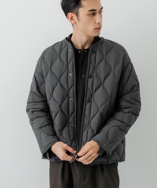 TAION（タイオン）の「『別注』TAION×URBAN RESEARCH MILITALY DOWN（ダウンジャケット/コート・メンズ・チャコールグレー/ブラック・MEDIUM/LARGE）」の20枚目の写真
