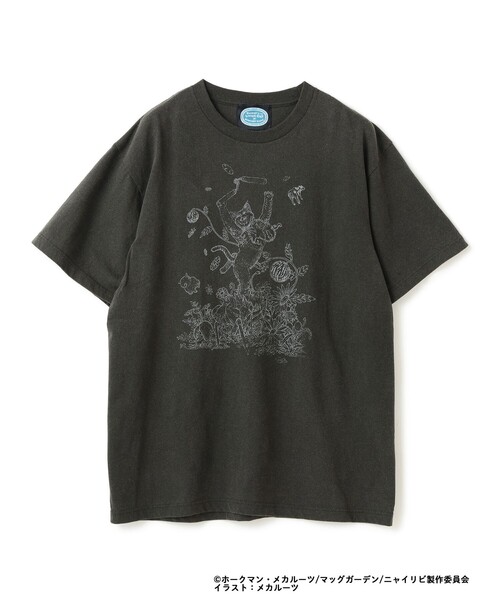 mmts(マミタス)の「【COLLABORATION】ニャイト・オブ・ザ・リビングキャット / 描き下ろしTシャツ 旅行 レイヤード 洗濯可能 主役トップス ライブ(Tシャツ/カットソー・レディース・ブラック/ホワイト・XL/M/L/S)」の13枚目の写真