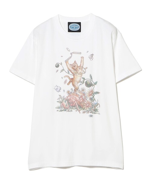 mmts(マミタス)の「【COLLABORATION】ニャイト・オブ・ザ・リビングキャット / 描き下ろしTシャツ 旅行 レイヤード 洗濯可能 主役トップス ライブ(Tシャツ/カットソー・レディース・ブラック/ホワイト・XL/M/L/S)」の19枚目の写真
