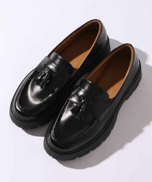 RAGEBLUE（レイジブルー）の「ラバーソール/シンセティックレザーシューズ（ドレスシューズ・メンズ・ブラック系その他/ブラック/ブラック系その他2/ブラック系その他3・LARGE/SMALL/MEDIUM）」の4枚目の写真