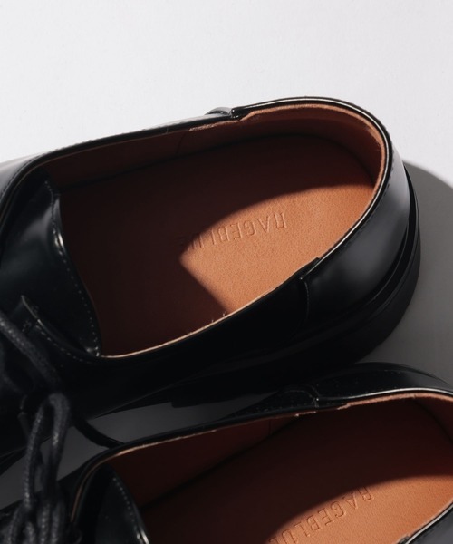 RAGEBLUE(レイジブルー)の「ラバーソール/シンセティックレザーシューズ(ドレスシューズ・メンズ・ブラック系その他/ブラック/ブラック系その他2・LARGE/SMALL/MEDIUM)」の10枚目の写真