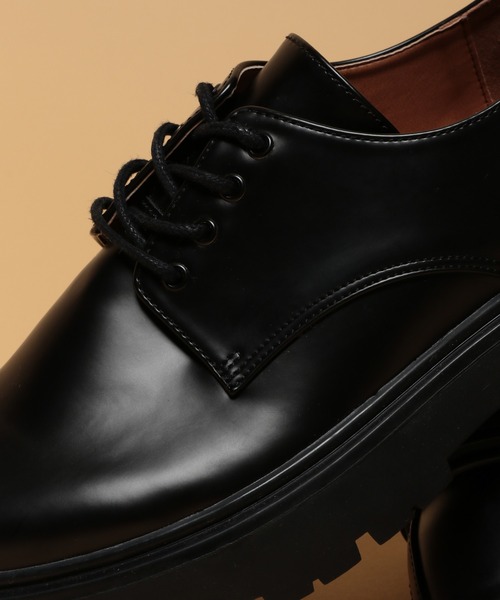 RAGEBLUE(レイジブルー)の「ラバーソール/シンセティックレザーシューズ(ドレスシューズ・メンズ・ブラック系その他/ブラック/ブラック系その他2・LARGE/SMALL/MEDIUM)」の19枚目の写真