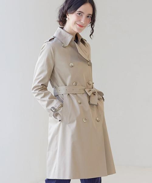 green label relaxing（グリーンレーベルリラクシング）の「◆CR C GABA トレンチコート ライナー◆（トレンチコート・レディース・ベージュ・40/36/34/38/44/42）」の7枚目の写真