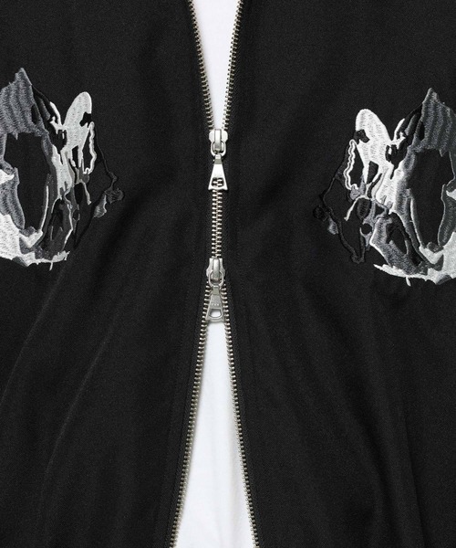 HARE(ハレ)の「シシュウバルーンブルゾン(HARE)(ブルゾン・メンズ・ブラック・SMALL/MEDIUM)」の14枚目の写真
