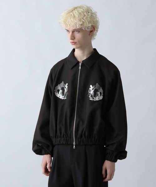 HARE(ハレ)の「シシュウバルーンブルゾン(HARE)(ブルゾン・メンズ・ブラック・SMALL/MEDIUM)」の5枚目の写真