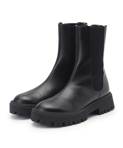 Dhyana（ディアーナ）の「Dhyana．（ディアナドット） バックファスナー チェルシーブーツ（ブーツ・レディース・ブラック・55/75/65）」の2枚目の写真