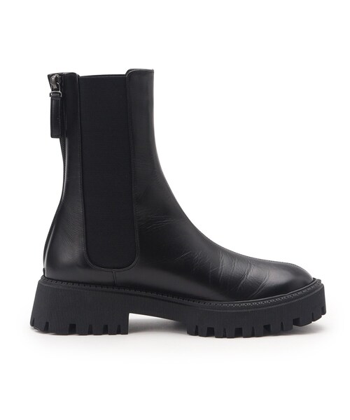 Dhyana（ディアーナ）の「Dhyana．（ディアナドット） バックファスナー チェルシーブーツ（ブーツ・レディース・ブラック・55/75/65）」の4枚目の写真