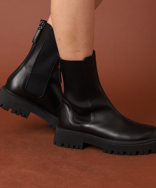 Dhyana（ディアーナ）の「Dhyana．（ディアナドット） バックファスナー チェルシーブーツ（ブーツ・レディース・ブラック・55/75/65）」の8枚目の写真