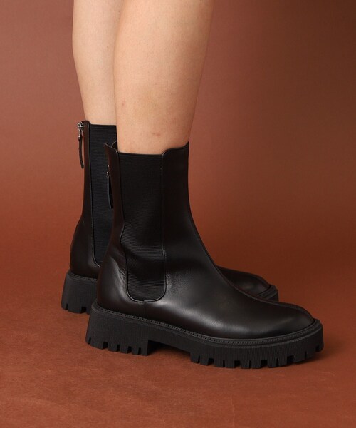 Dhyana（ディアーナ）の「Dhyana．（ディアナドット） バックファスナー チェルシーブーツ（ブーツ・レディース・ブラック・55/75/65）」の9枚目の写真