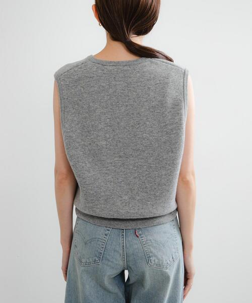 セール】ウールカシミヤVネックニットベスト（ニット/セーター