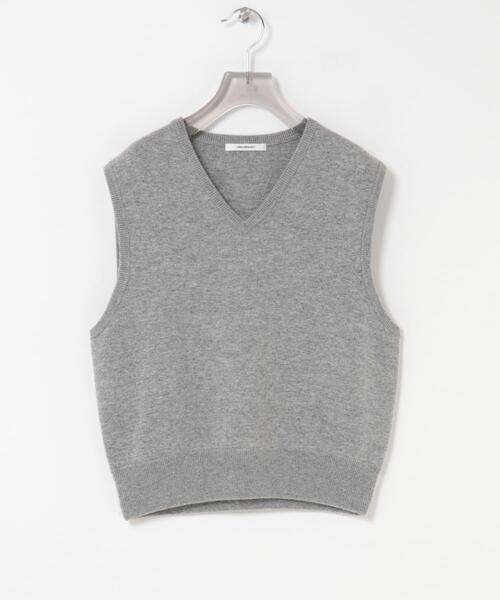 セール】ウールカシミヤVネックニットベスト（ニット/セーター