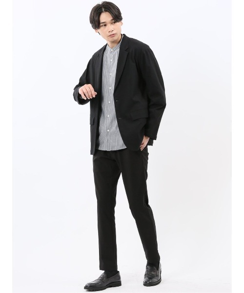 セール】【ストレッチ 吸水速乾 防シワ】m.f.エディトリアル メンズ